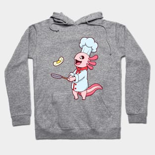 Cartoon axolotl chef Hoodie